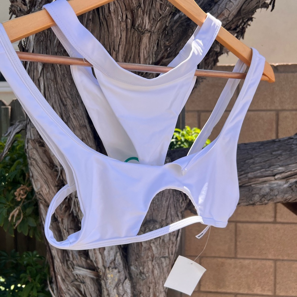 White Cutout Bikini Top and Bottom from Fashion Nova🌴☀️